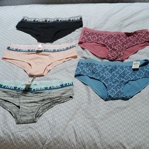 Pink by Victoria's Secret Panty Lot of 5
